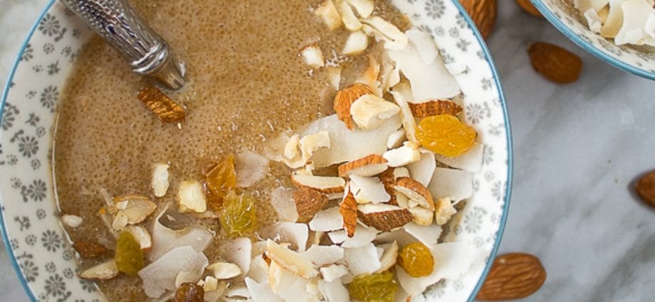 Recipe Flour porridge. Calorie, chemical composition and nutritional value.