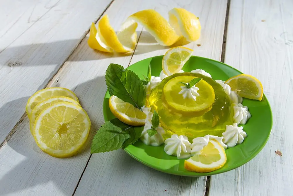 Recipe for Jelly from lemons, oranges, tangerines (lemon). Calorie, chemical composition and nutritional value.