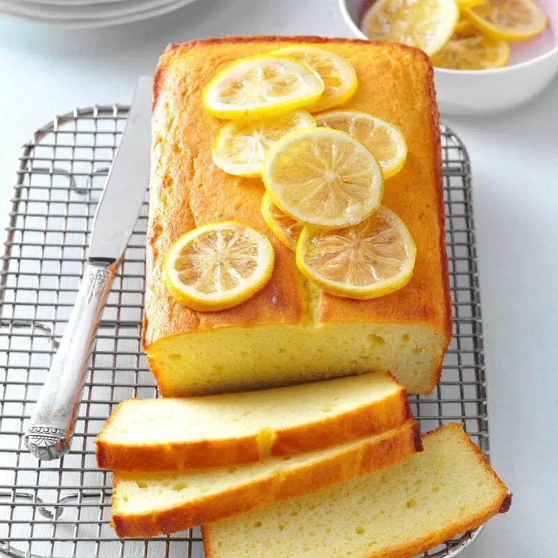 Recipe for Lemon Cake. Calorie, chemical composition and nutritional value.