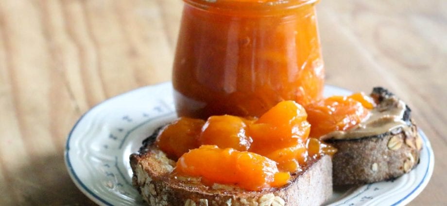 Recipe for Ripe Apricot Jam. Calorie, chemical composition and nutritional value.