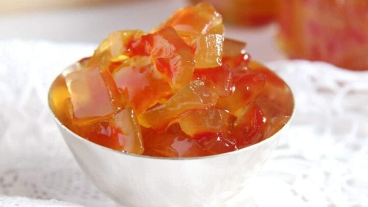 Recipe for Watermelon Peel Jam. Calorie, chemical composition and nutritional value.