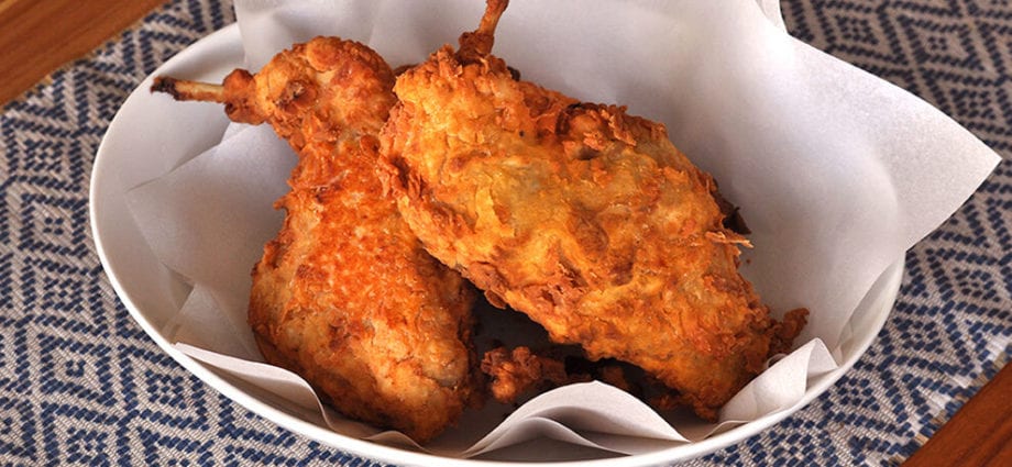 Recipe Fried bird or rabbit. Calorie, chemical composition and nutritional value.