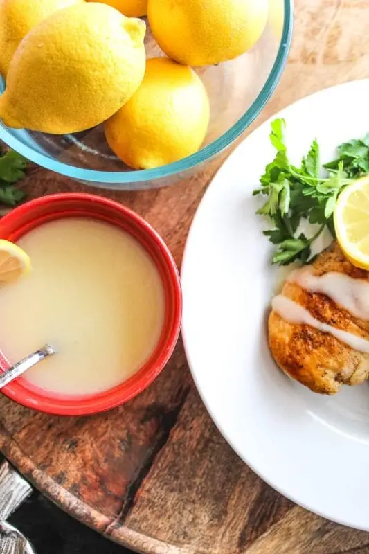 Recipe Lemon Sauce. Calorie, chemical composition and nutritional value.