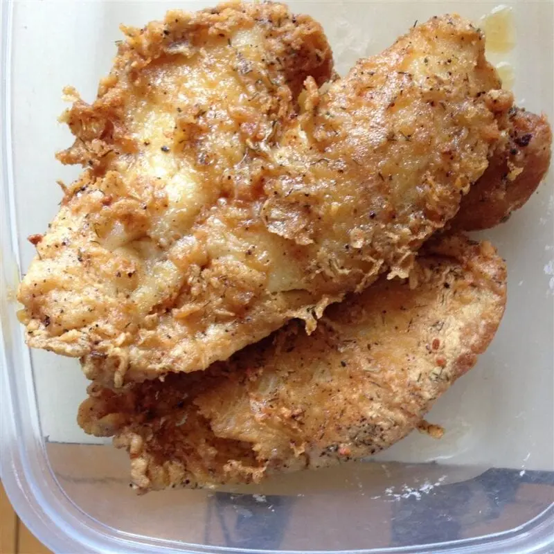 Recipe Marinated Fried Fish. Calorie, chemical composition and nutritional value.