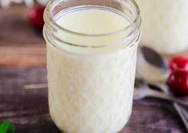 Recipe Milk Kissel (thick). Calorie, chemical composition and nutritional value.