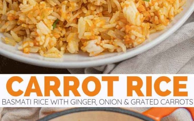 Receta Zanahoria picada con arroz. Calorías, composición química y valor nutricional.