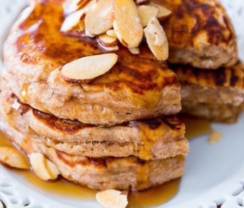 Recipe Oatmeal Pancakes. Calorie, chemical composition and nutritional value.