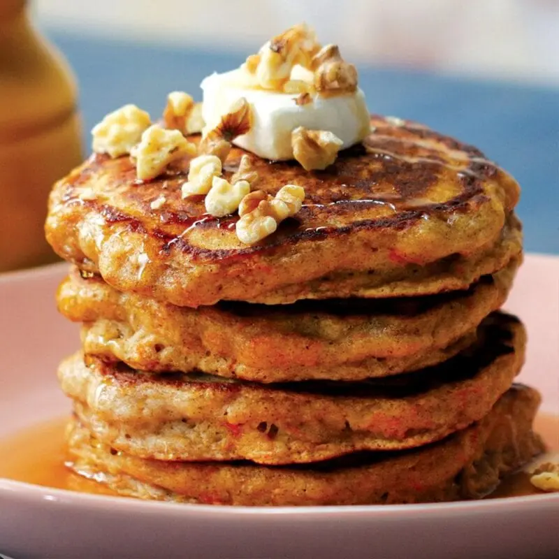 Recipe Pancakes with carrots. Calorie, chemical composition and nutritional value.