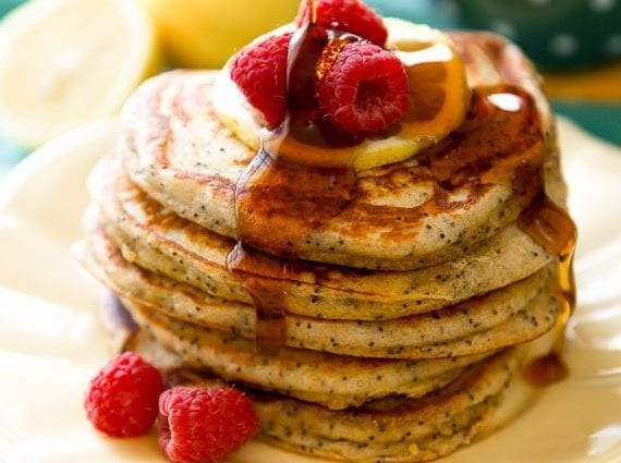 Recipe Pancakes with poppy seeds. Calorie, chemical composition and nutritional value.