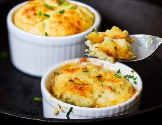 Recipe Potato Souffle. Calorie, chemical composition and nutritional value.