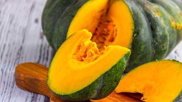 Recipe Pumpkin with fruit. Calorie, chemical composition and nutritional value.