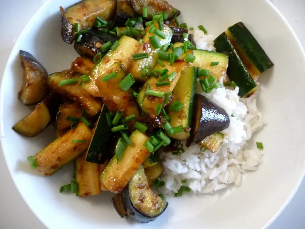 Recipe Pumpkin, zucchini, fried eggplants. Calorie, chemical composition and nutritional value.