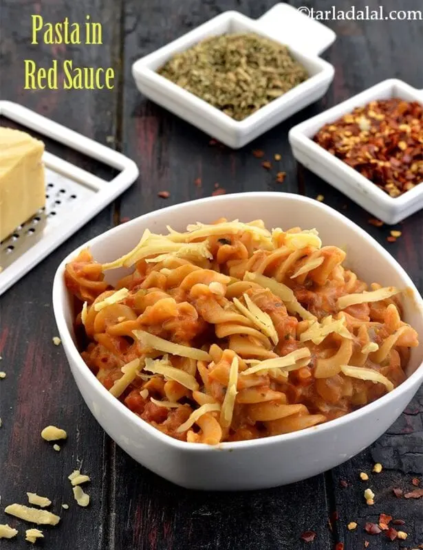 Recipe Red main sauce. Calorie, chemical composition and nutritional value.