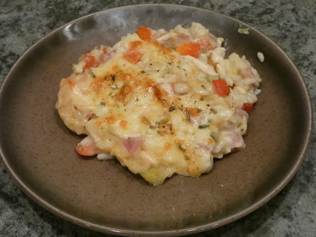 Recipe Rhubarb Rice Casserole. Calorie, chemical composition and nutritional value.