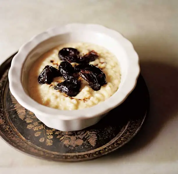 Recipe Rice porridge with prunes. Calorie, chemical composition and nutritional value.