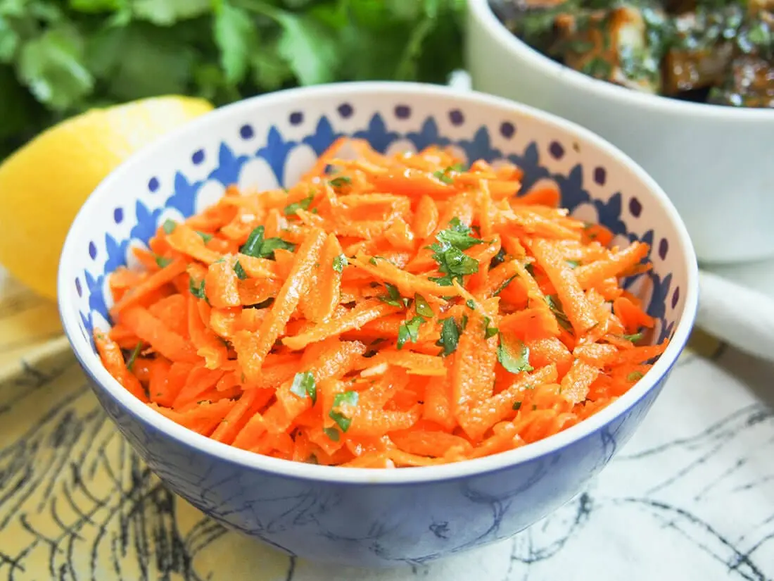 Recipe Salad from raw carrots and turnips. Calorie, chemical composition and nutritional value.