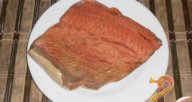 Resep salmon asin, salmon, chum salmon. Kalori, komposisi kimia dan nilai gizi.