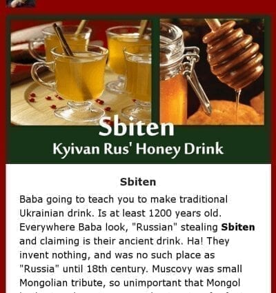 Recipe Sbiten according to Novonikolaevski. Calorie, chemical composition and nutritional value.