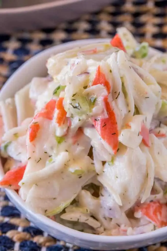 Recipe Seafood with mayonnaise. Calorie, chemical composition and nutritional value.