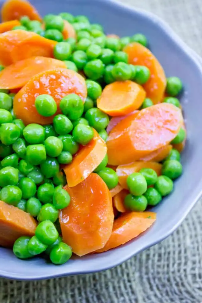 Recipe Stewed carrots with green beans. Calorie, chemical composition and nutritional value.