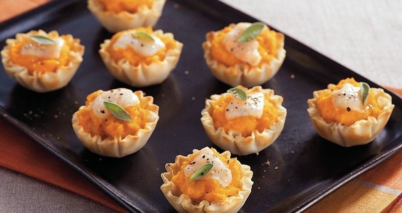Recipe Tartlets (tartlets) for snacks. Calorie, chemical composition and nutritional value.
