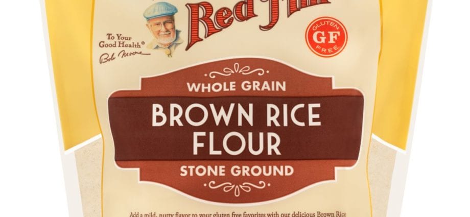 Rice flour, brown