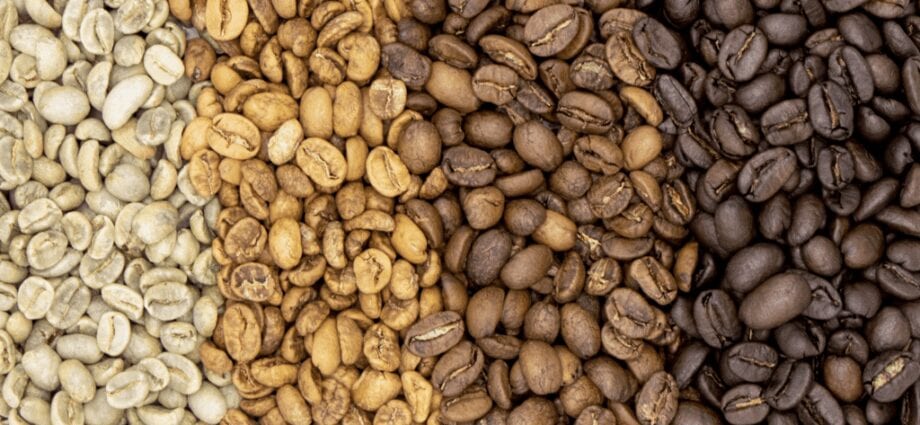 Roasted coffee beans