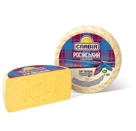 Russian cheese, mdzh 50% dry in-ve