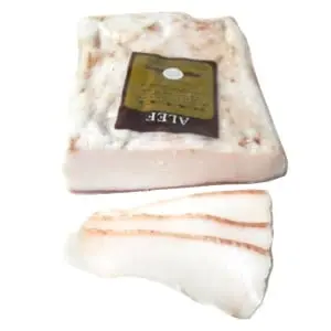 Salted lard (pork fat, without skin)