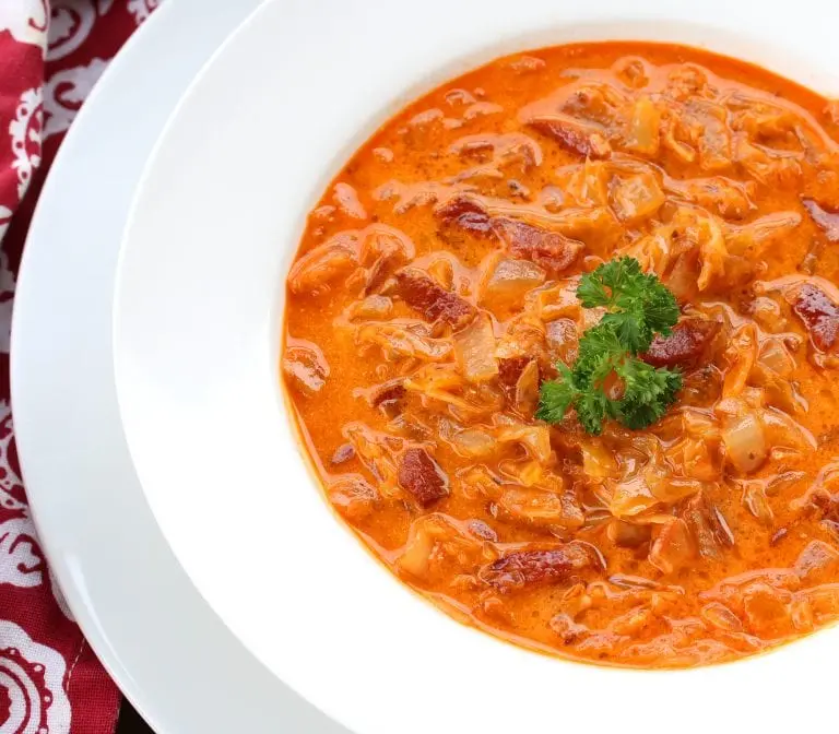 Sauerkraut soup recipe. Calorie, chemical composition and nutritional value.