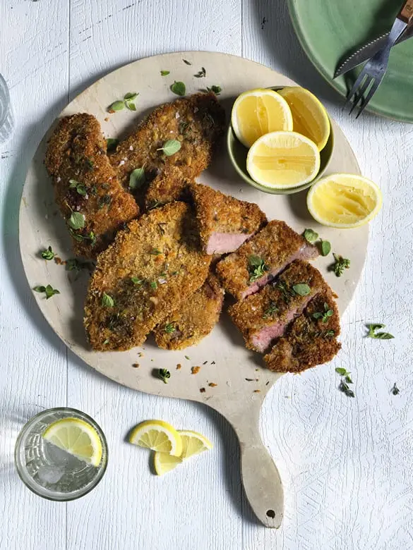 Schnitzel cutlet of lamb