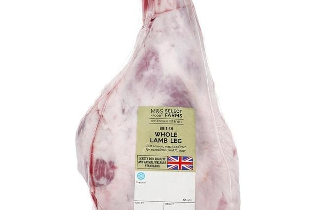 Selected beef, whole thigh, meat with fat removed to 1/8 ″, raw