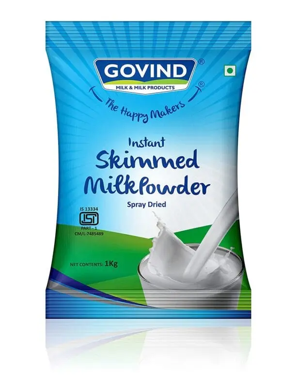 Skimmed milk powder with vitamins A and D