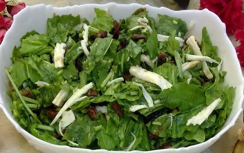 Sorrel Salad Recipe. Calorie, chemical composition and nutritional value.