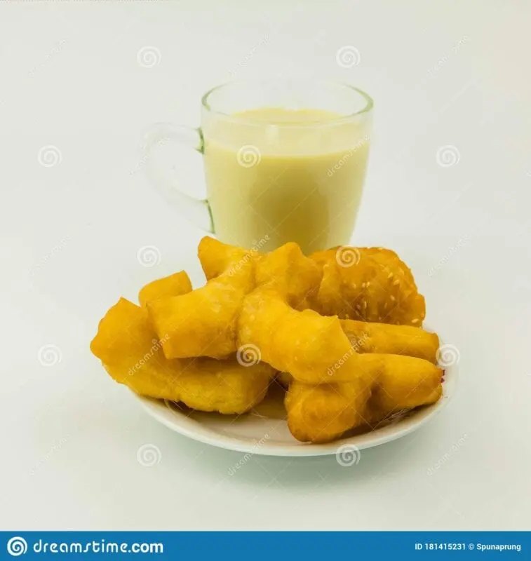 Soy flour, untrimmed, fried