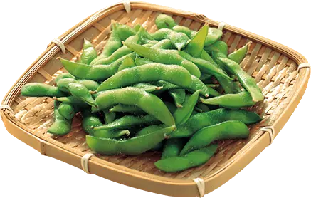 Soybeans, green, boiled without salt