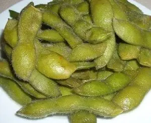 Soybeans, Mature, cooked with salt