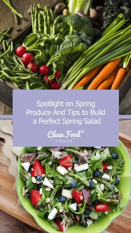 Spring salad recipe. Calorie, chemical composition and nutritional value.