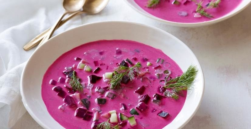 Summer borscht recipe 1-122. Calorie, chemical composition and nutritional value.