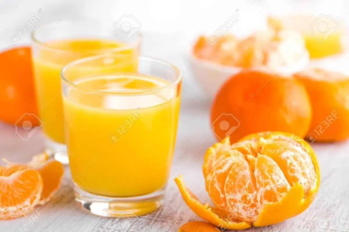 Tangerine juice