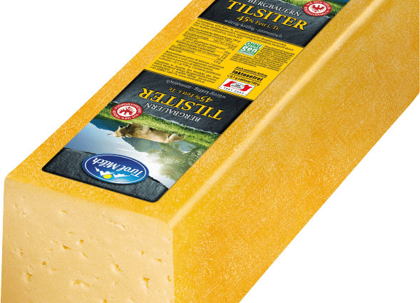 Tilsiter cheese, mdzh 45% dry in-ve