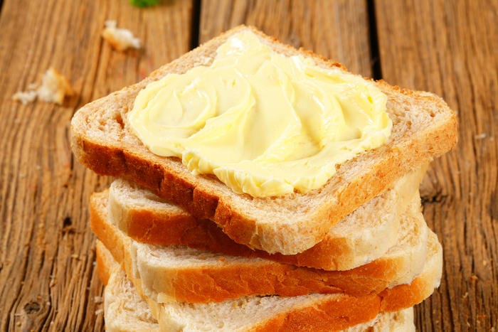 The difficulty of choice: butter, margarine, or a spread?
