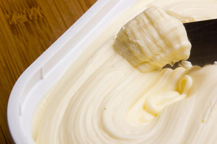 The difficulty of choice: butter, margarine, or a spread?