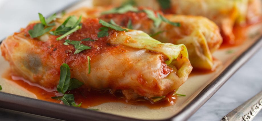 Tulma recipe (cabbage rolls are a Tatar national dish). Calorie, chemical composition and nutritional value.