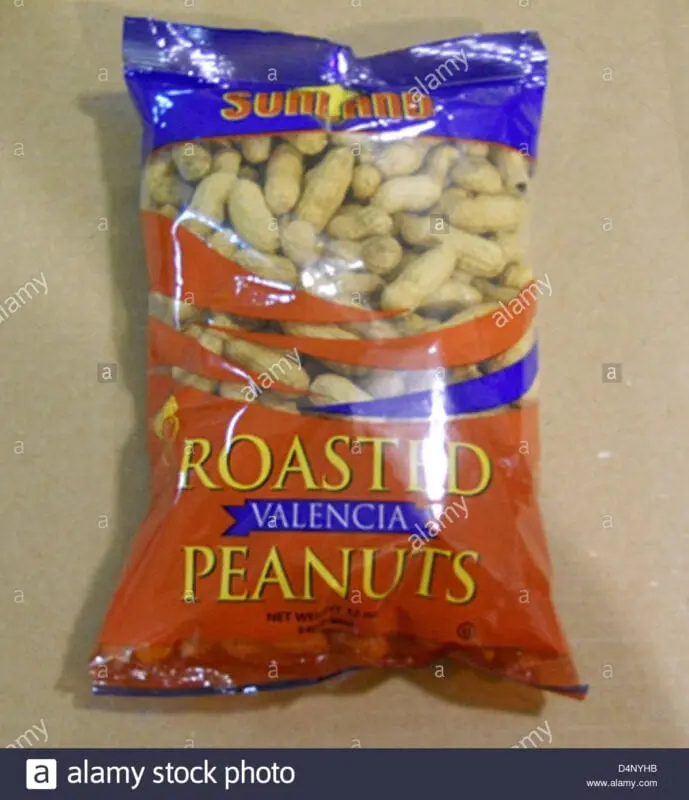 Valencia Peanuts roasted on oil, without salt