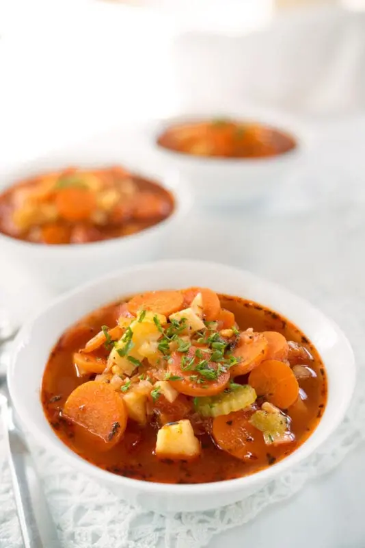 Vegetable stew recipe. Calorie, chemical composition and nutritional value.