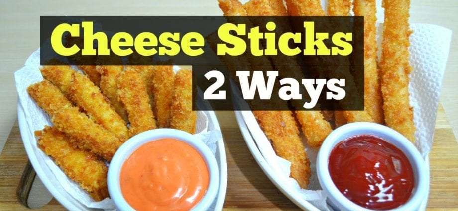 Video recipe for cheese sticks