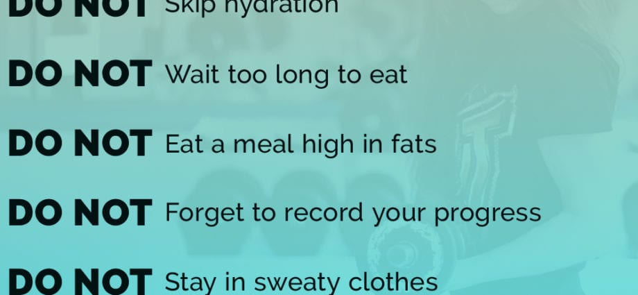 Que ne pas faire après avoir mangé