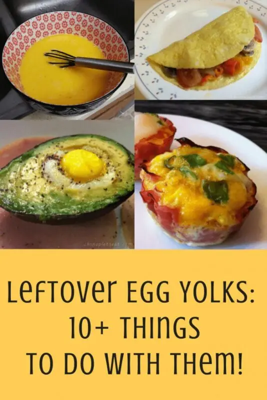 What to cook from yolks