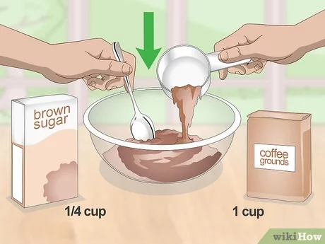 Where to apply coffee grounds